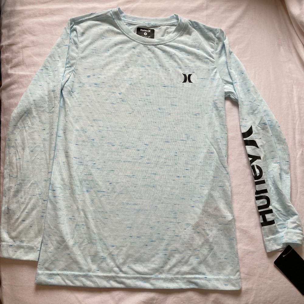 NWT Boys Size Medium Long Sleeve Hurley Shirt